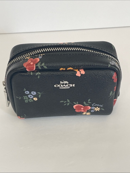 Coach Handbags - Coach Mini Boxy Cosmetic Case | Pouch Wildflower